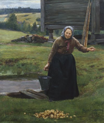 Patates yıkamak by August Eiebakke