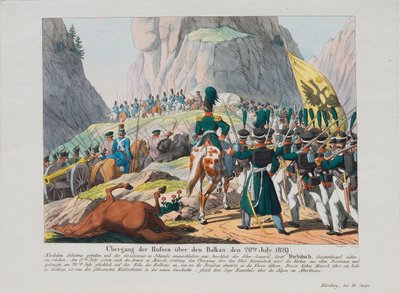 Balkanları geçen Graf İvan İvanoviç Diebitsch Ordusu, c. 1830 by August Friedrich Andreas Campe