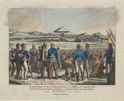 Üç müttefik hükümdarın 2 Eylül 1813