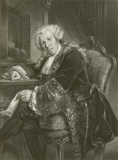 Franz Moor (gravür) by August Friedrich Pecht