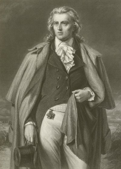 Friedrich Schiller (gravür) by August Friedrich Pecht