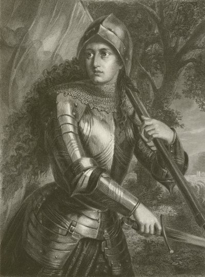 Johanna (gravür) by August Friedrich Pecht