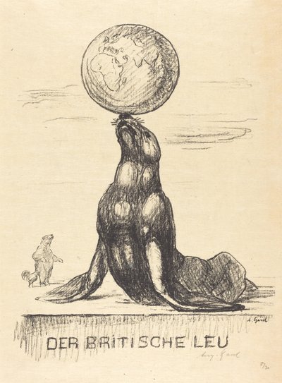 İngiliz Aslanı by August Gaul