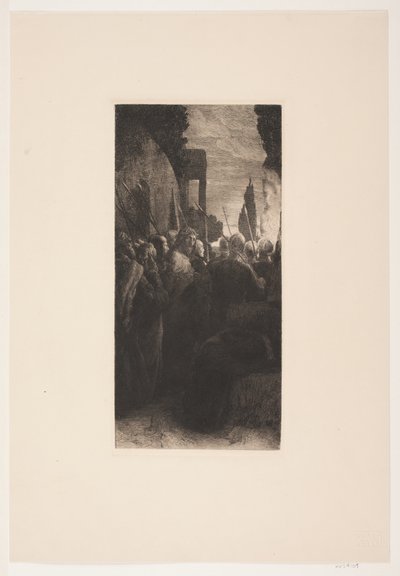 Danca: İsa yargıçların önüne çıkarılır by August Jerndorff