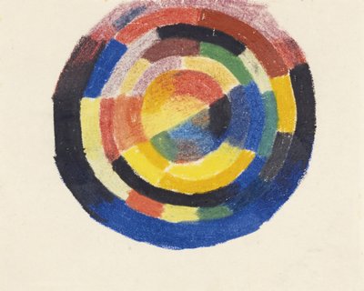 Renk Çarkı Farbkreis, 1913-1914 by August Macke