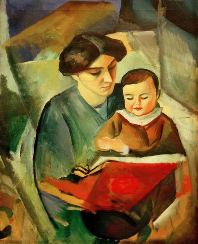 Elisabeth ve Walterchen by August Macke