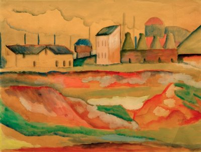 Fabrika by August Macke