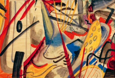 Renk kompozisyonu II by August Macke