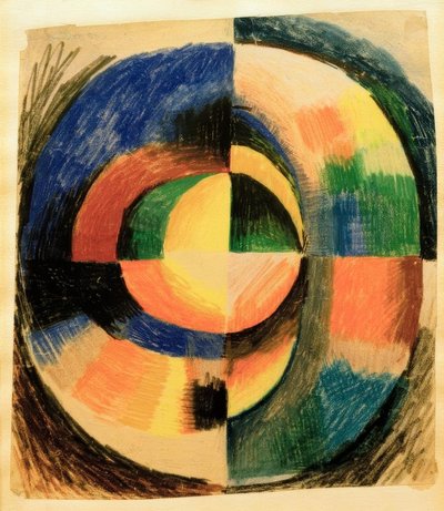 Renk çemberi II (büyük) by August Macke