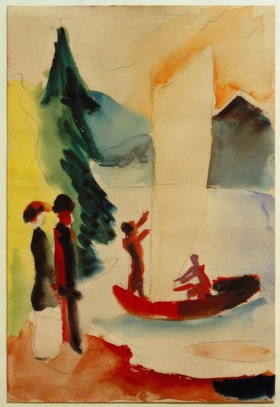 Sarı yelken by August Macke