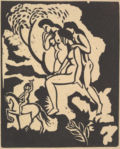 Selamlama Selamlama, 1912. by August Macke
