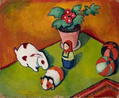 Küçük Walter#39;ın Oyuncakları by August Macke