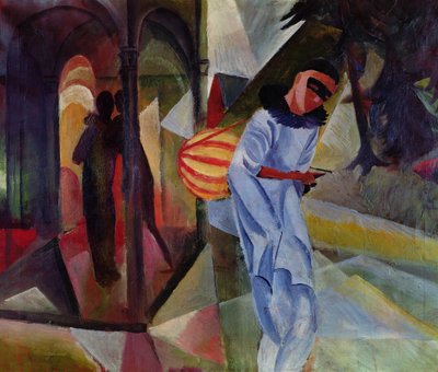 pierrot by August Macke