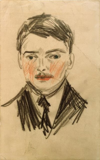 kendi portre by August Macke