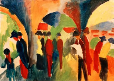 bebek arabası by August Macke