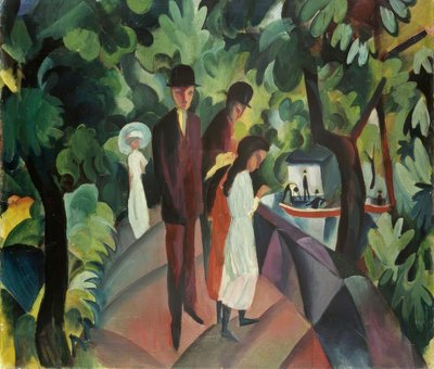 Köprüde yürümek by August Macke