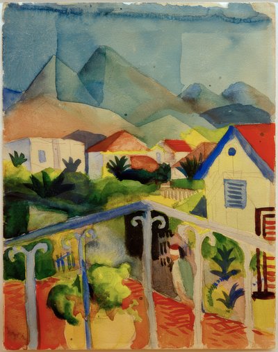 NS. Germain bei Tunus by August Macke