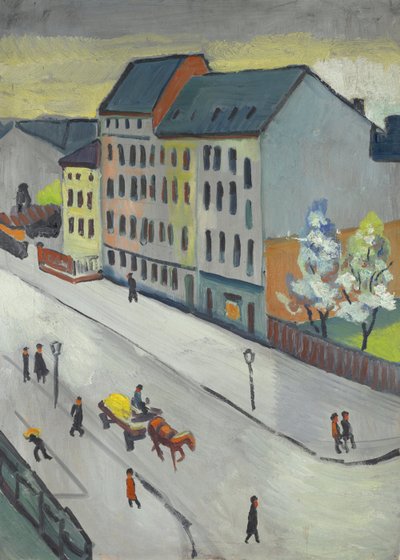 bizim sokak gri by August Macke