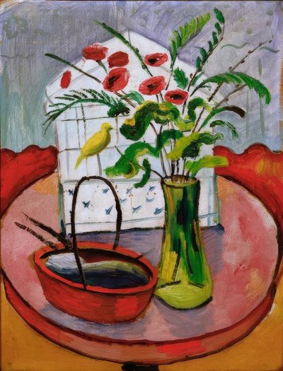 Vogelbauer by August Macke