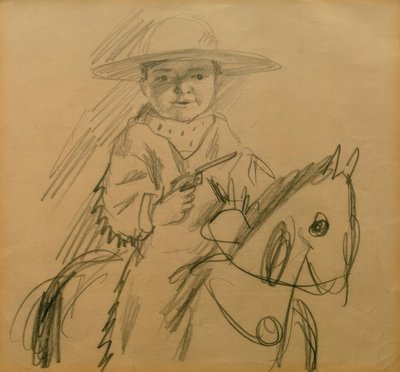 Walter ve Kovboy by August Macke
