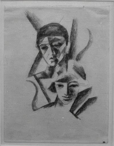 iki kafa by August Macke