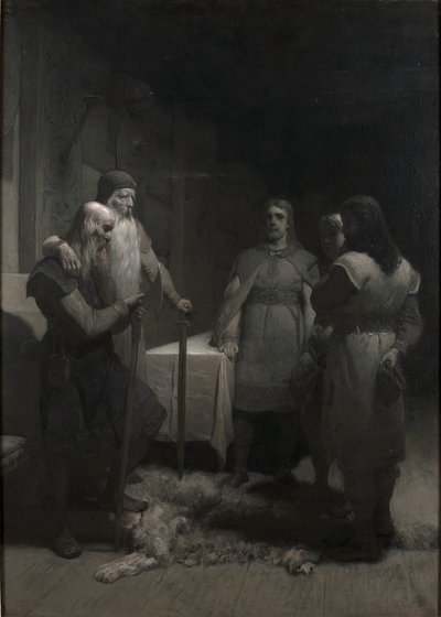 Frithiof'un Efsanesi: Kral Bele ve Thorsten Vikingsson, 1880'ler. by August Malmström
