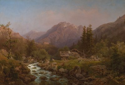 Dağ manzarası by August Piepenhagen