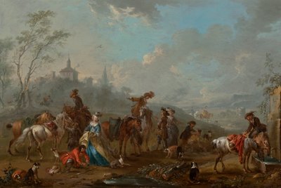 Av için ayrılış by August Querfurt