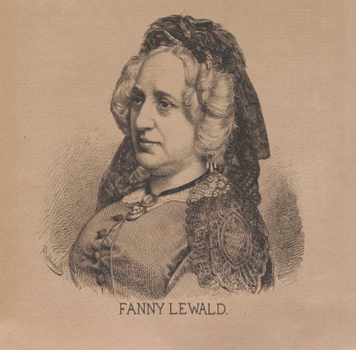 Yazar Fanny Lewald 1811-1889, 1879. by August Schubert