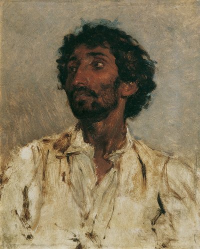 bir çingene büstü by August von Pettenkofen