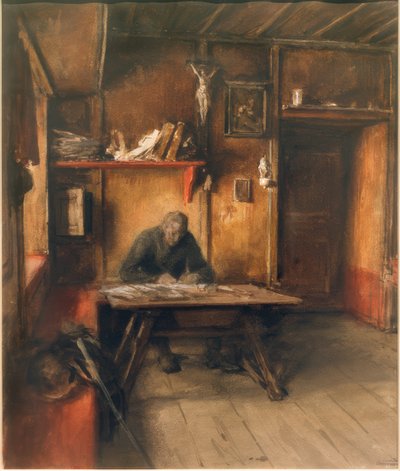 köy katibi by August von Pettenkofen
