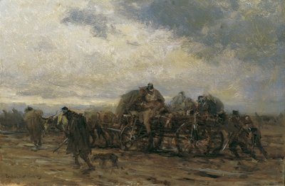 Yaralı nakli II by August von Pettenkofen