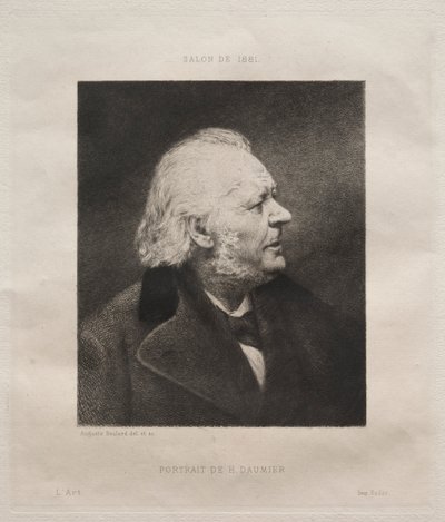 Honoré Daumier, 1881. by Auguste Boulard