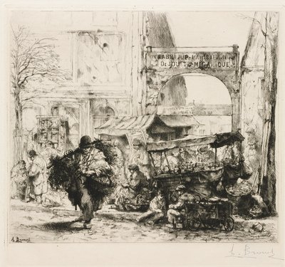 Bir Matine Avenue de Clichy by Auguste Brouet