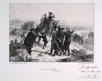 Le Jour du Bataille Savaş Günü, Paris Kuşatması, Fransa-Prusya Savaşı, 1870 1871 by Auguste Bry