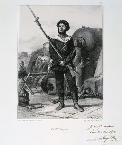 M et Madam Josephine, Paris Kuşatması, Fransa-Prusya Savaşı, 1870 1872 by Auguste Bry