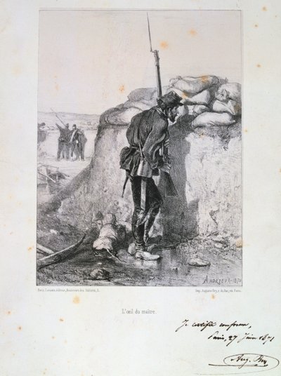 Paris Kuşatması, Fransa-Prusya Savaşı, 1870 1871. by Auguste Bry