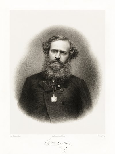 Arsen Houssaye, 1865-66 by Auguste Charles Lemoine