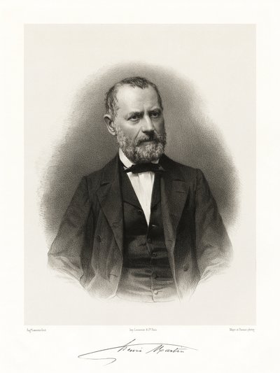 Bon Louis Henri Martin, 1865-66 by Auguste Charles Lemoine