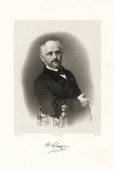 Henri Lehmann, 1865-66  by Auguste Charles Lemoine