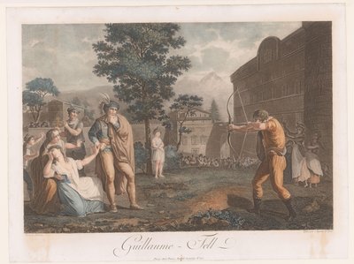 Willem Tell handboog ile tanıştı Guillaume-Tell (nesne üzerindeki başlık) by Auguste Claude Simon Legrand