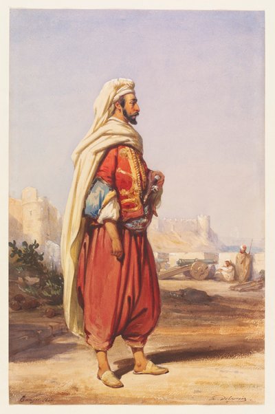 Faslı Bir Amir by Auguste Delacroix