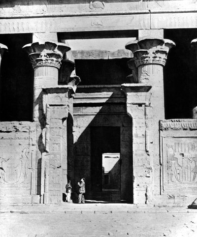 Tapınak Edfu, Mısır, 1893 by Auguste Edouard Mariette