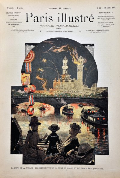 14 Temmuz bayramı by Auguste Francois Gorguet