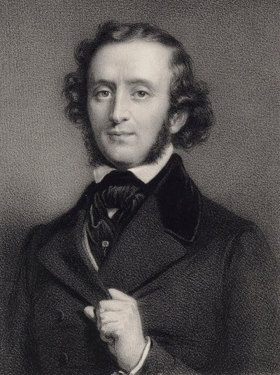 Piyanist ve besteci Felix Mendelssohn Bartholdy