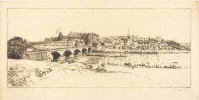Angers - Panoramik Görünüm by Auguste Lepere