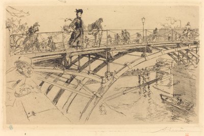 Sanat Köprüsü (Le pont des Arts) by Auguste Lepere