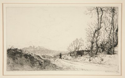 Derni?res feuilles (Vend?e) (Son Yapraklar [Vendee]) by Auguste Lepere