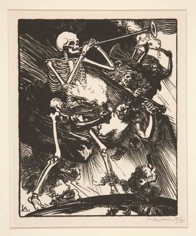 The War of 1914, ilk seri, no. 7 by Auguste Lepere