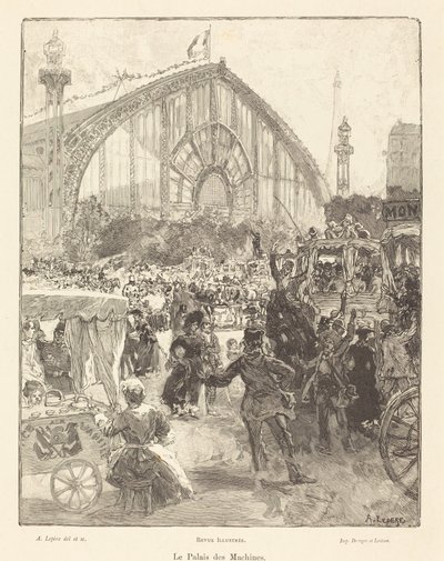 Makineler Sarayı by Auguste Lepere